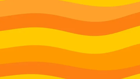 Vibrant Summer Solstice Waves Background with Warm Orange and Yellow Hues A.. Stock Footage 340034567
