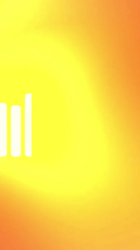 Vibrant Sunrise Abstract Background Featuring Elements of Sound Wave Patterns Stock Footage 306122168
