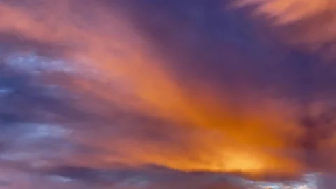 Vibrant sunset Stock Footage 293823612