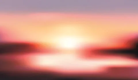 Vibrant sunset sky background with soft glowing colors and peaceful twilight Stock Illustration