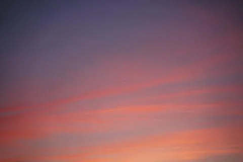 Vibrant Sunset Sky Stock Photos