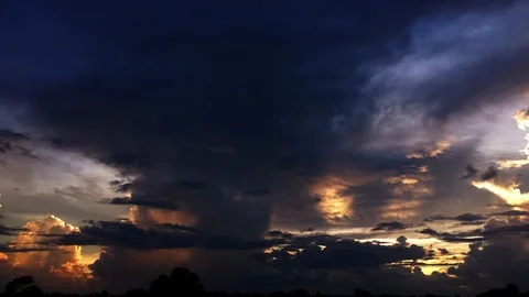 Vibrant Sunset Time Lapse (2160p 29.97) Stock Footage 95655748