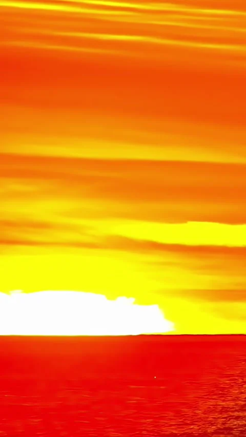 Vibrant Sunset Timelapse Capturing the Tranquil Beauty of Day's End Stock Footage 317625116