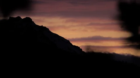 Vibrant Sunset Timelapse Stock Footage 90494496