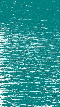 Vibrant surface depicting textured waves in shades of teal Stock Illustration