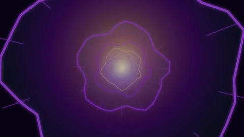 Vibrant swirling light patterns create dynamic visual effects Stock Footage 337072445
