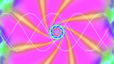 Vibrant swirling vortex abstract gradient background loop for modern motion.. Stock Footage 336886270