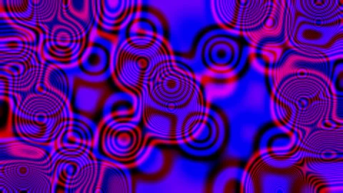 Vibrant swirls pulse with deep blues and electric magentas Stock-Footage 340529211