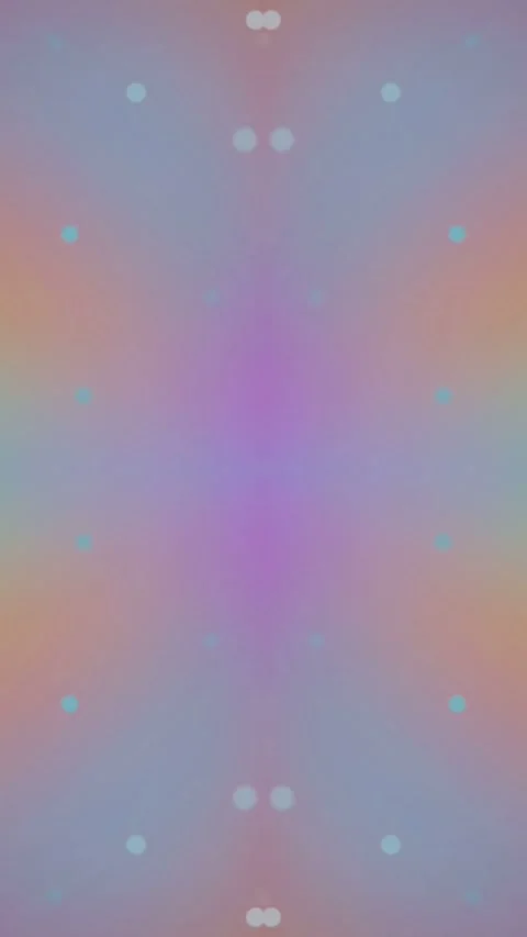 Vibrant Symmetrical Particle Loop on Gradient Background Vídeos de archivo 334380013