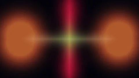 Vibrant Symmetrical Pulsating Abstract Light Motion Loop Stock Footage 332392206