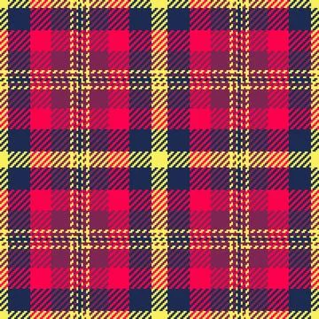Vibrant tartan pattern with bold squares. Use for backgrounds, textiles, or.. 스톡 일러스트