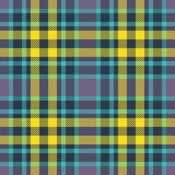 Vibrant tartan pattern. Classic plaid design featuring intersecting lines in  Stock Illustration