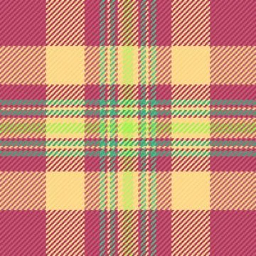 Vibrant tartan pattern with intersecting lines and blocks of color. Ideal for Stock Illustration