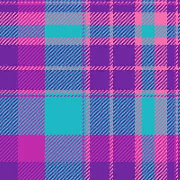 Vibrant tartan pattern with pixelated texture. A lively design of interwoven  Stock Illustration