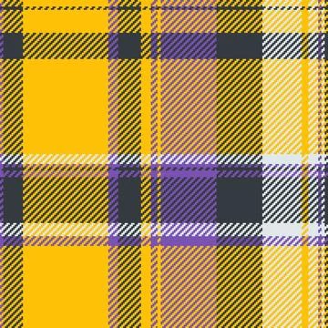 Vibrant tartan pattern with a woven fabric texture and clear check layout. Ba Stock Illustration