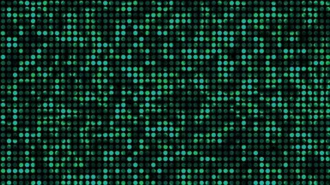 Vibrant teal and green dot pattern background animation Vídeos de archivo 325246900