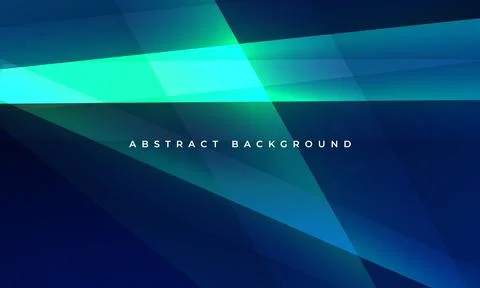 Vibrant teal geometric gradient background, layered translucent diagonal ribbons 스톡 일러스트