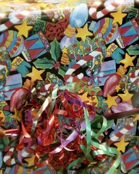 Vibrant Textile Art: A Captivating Pattern in Electric Blue and Carmine Stock Photos