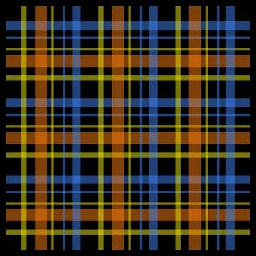 Vibrant textile fabric with check pattern, colorful woven material Stock Illustration