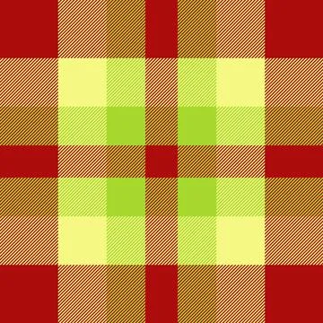 Vibrant textile seamless vector, pillow fabric background plaid. Guy tartan.. Illustrazione stock