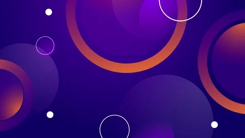 Vibrant tones in gradient circular geometric patterns with a modern design Vídeo Stock 293661016