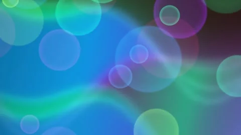 Vibrant translucent spheres in gentle motion, creating a dynamic abstract b.. Stock Footage 328805960