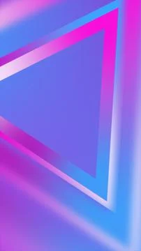Vibrant triangular gradient background in blue, pink, and purple tones Foto stock