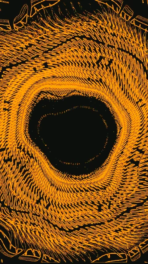 Vibrant tunnel loop creates captivating visual effects for screensavers in .. Video stock 321570727