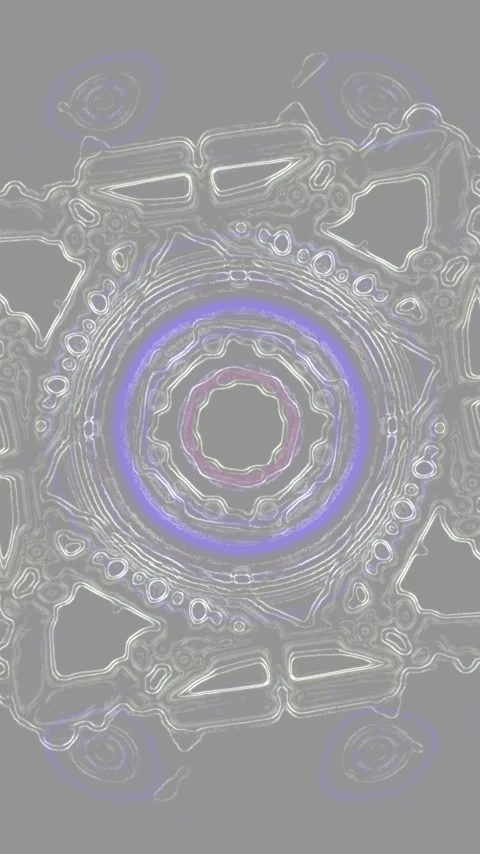 Vibrant tunnel video loop captures dynamic movement and layered visual effe.. Video stock 321572243