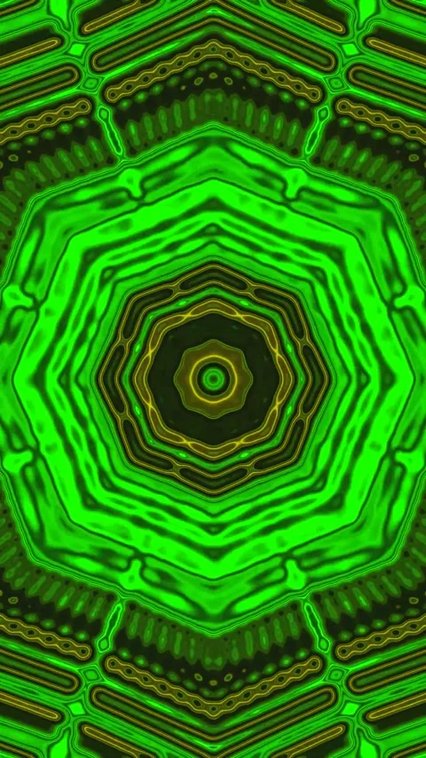Vibrant tunnel video loop creates seamless motion with geometric patterns i.. Stock Footage 321264621