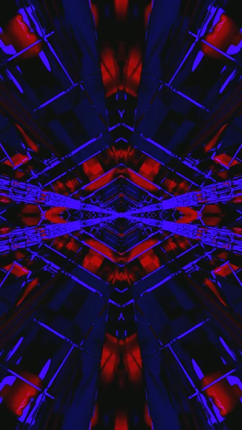 Vibrant tunnel video loop creates an immersive visual experience for screen.. Stock Footage 321564960