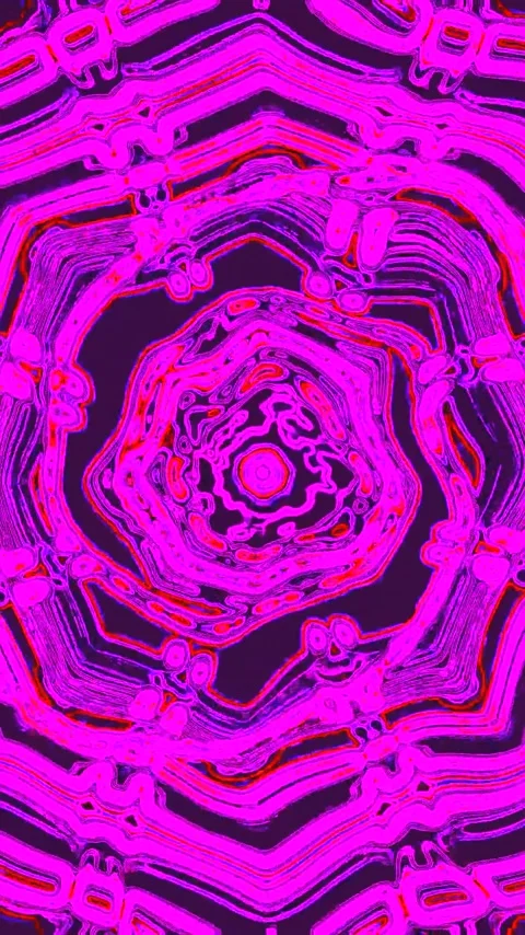 Vibrant tunnel video loop that creates a captivating visual experience with.. Stock Footage 321569053