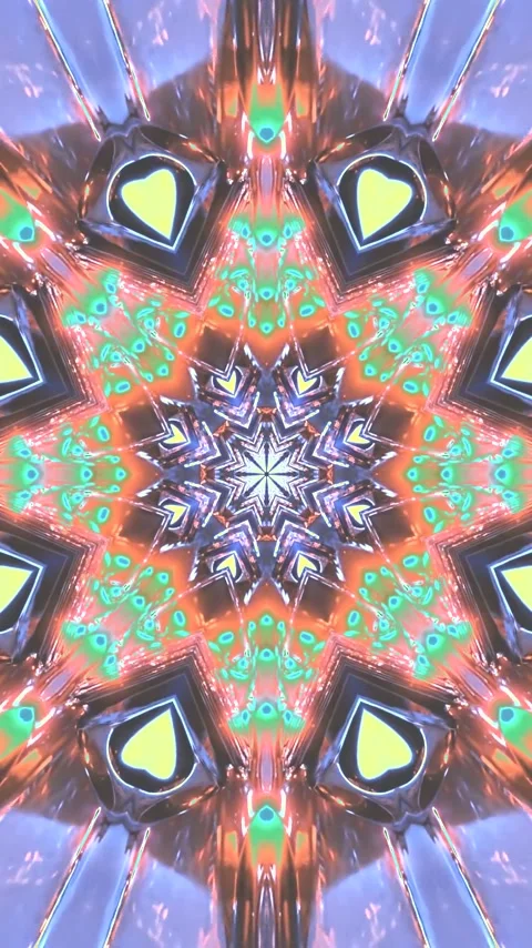 Vibrant tunnel video loop creating a dynamic visual experience with seamles.. Stock Footage 320357192