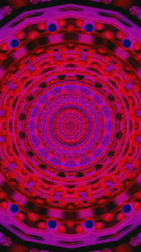 Vibrant tunnel video loop creating a mesmerizing visual experience with sea.. Stock Footage 321262683