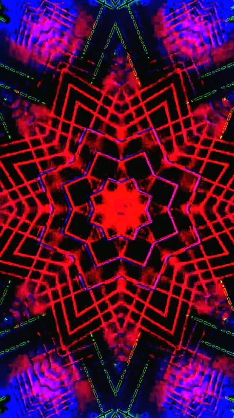 Vibrant tunnel video loop creating a mesmerizing seamless visual experience.. Stock Footage 321263245