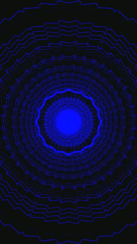 Vibrant tunnel video loop creating a mesmerizing visual experience with sea.. Stock Footage 321270782