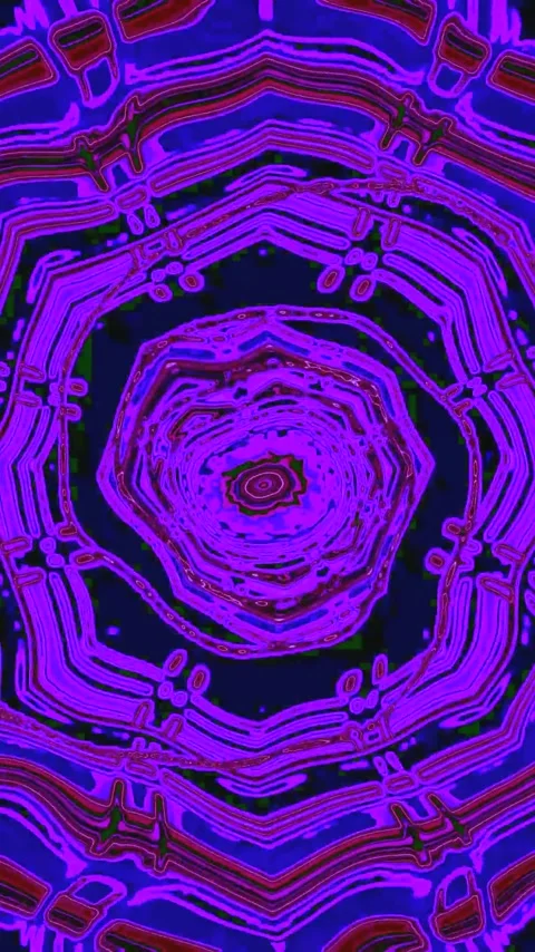 Vibrant tunnel video loop creating a mesmerizing visual experience with sea.. Stock Footage 321564141