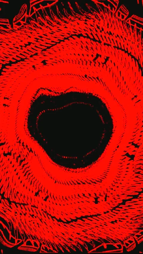Vibrant tunnel video loop creating endless motion and visual intensity Stock Footage 321564332