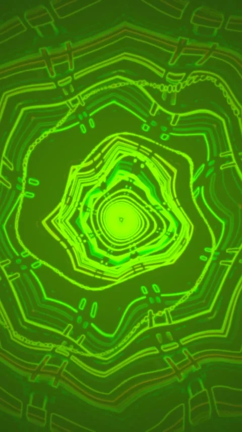 Vibrant tunnel video loop creating a mesmerizing effect with smooth transit.. Stock Footage 321566920