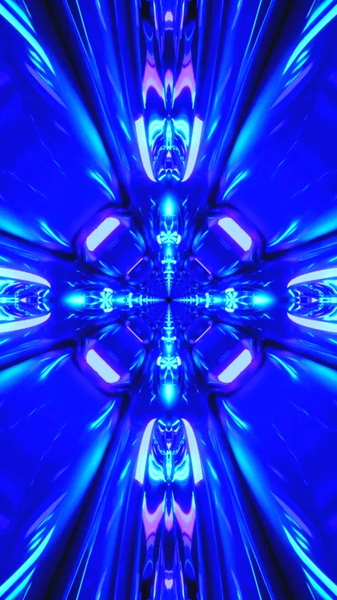 Vibrant tunnel video loop creating a seamless visual experience for screensav Video stock 321572028