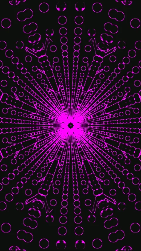 Vibrant tunnel video loop designed for screensaver with a seamless, colorfu.. Stock Footage 321569921