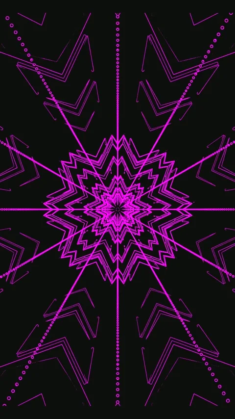 Vibrant tunnel video loop with dynamic patterns and seamless transitions fo.. Stock Footage 321563110