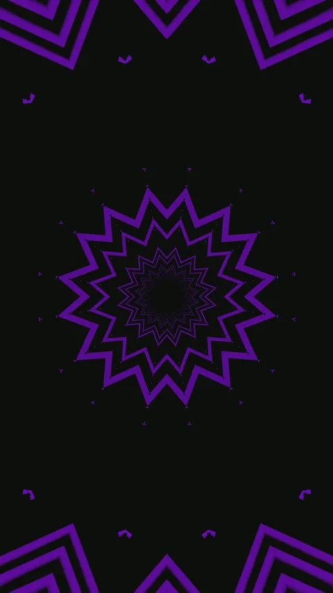 Vibrant tunnel video loop with dynamic patterns and colors for screensaver us Stock Footage 321563128