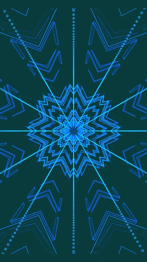 Vibrant tunnel video loop featuring swirling blue patterns and seamless tra.. Stock Footage 321566868