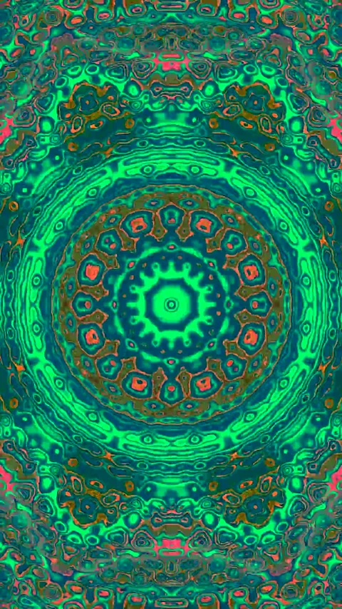 Vibrant tunnel video loop immerses viewers in flowing patterns and colors f.. Stock Footage 321568753