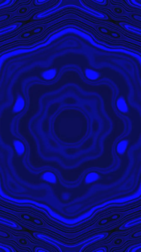 Vibrant tunnel video loop screensaver with deep blue tones generating capti.. Stock Footage 321262596