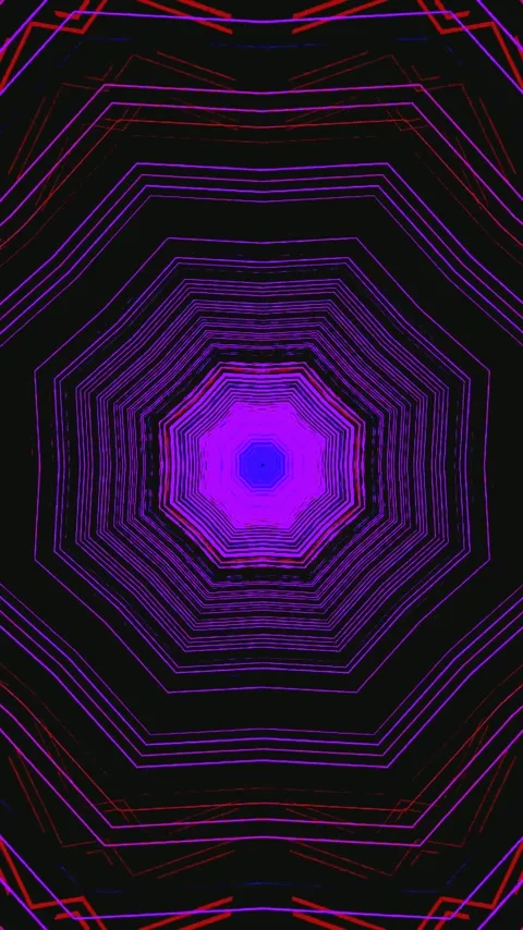 Vibrant tunnel video loop screensaver creating a seamless and engaging visu.. Stock Footage 321270138