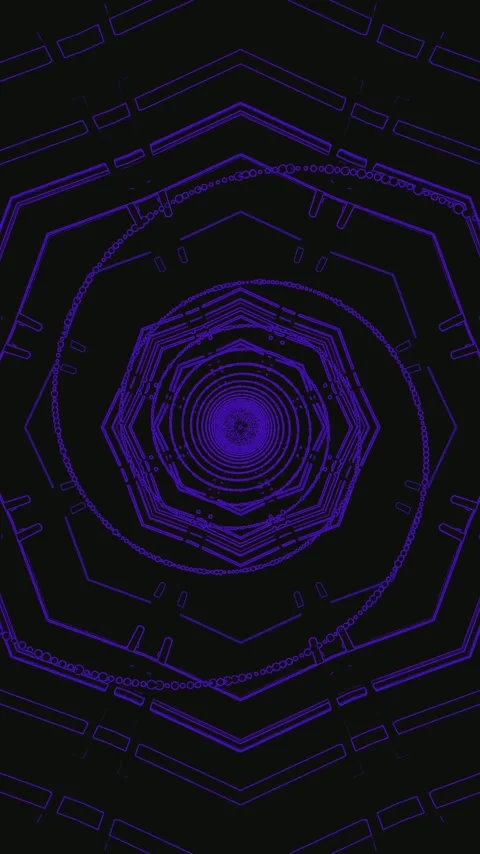 Vibrant tunnel video loop screensaver that captivates with seamless motion .. Видео 321564246