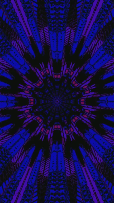 Vibrant tunnel video loop screensaver creating captivating visual experienc.. Stock Footage 321572394