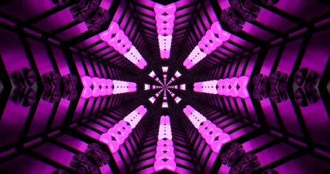 Vibrant tunnel video loop with seamless transitions and captivati Stock Footage 318174772